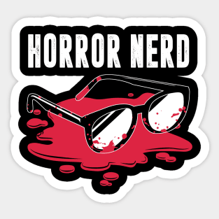 Horror Nerd - Horror Movies Sticker